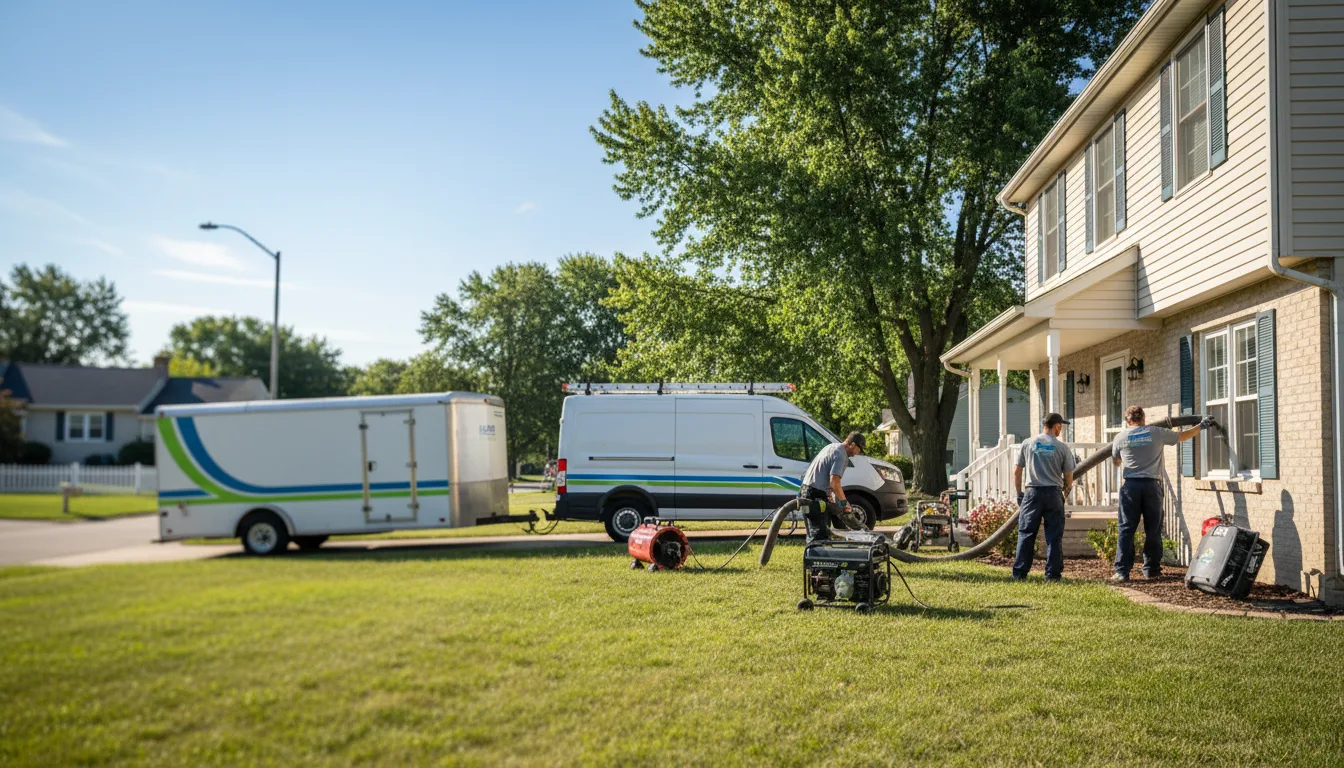 Flooded Basement Restoration And Cleanup With Repair in Atlantic Mine, MI near me